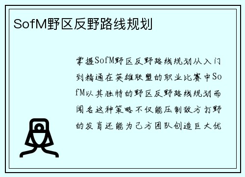 SofM野区反野路线规划