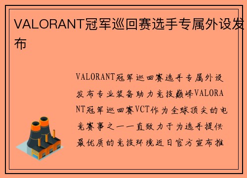 VALORANT冠军巡回赛选手专属外设发布